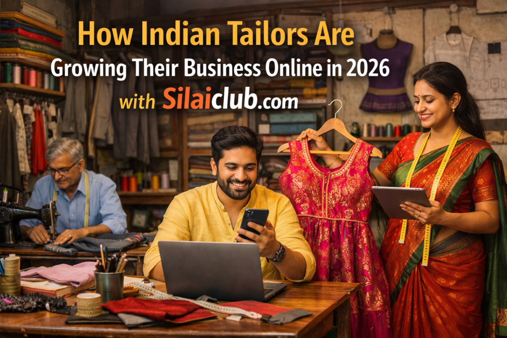Indian tailoring shop growing business online in 2026 with SilaiClub